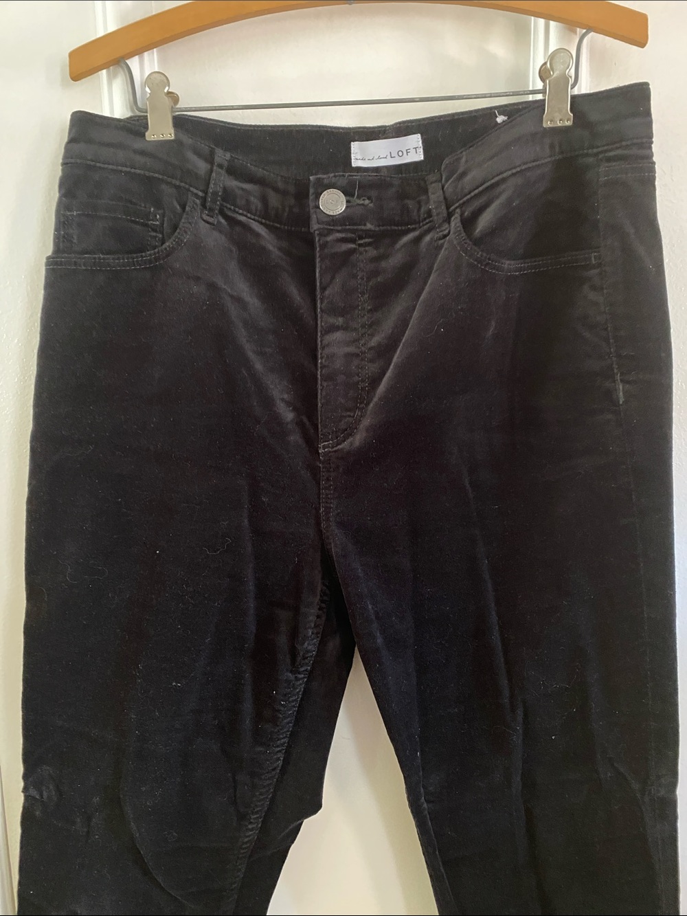 LOFT Black Slim Straight size 12